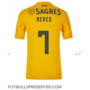 Benfica David Neres #7 Borta Matchtröja 2022-23 Kortärmad